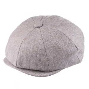 Lovat Mill Teviot Tweed Made in England 8 Piece Cap