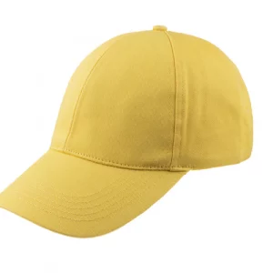 Baseball Summer Cotton Cap Yellow