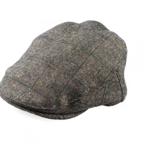 Tweed Balmoral Cap in Brown